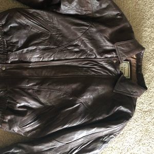 Christian Dior Le Connoisseur brown leather jacket